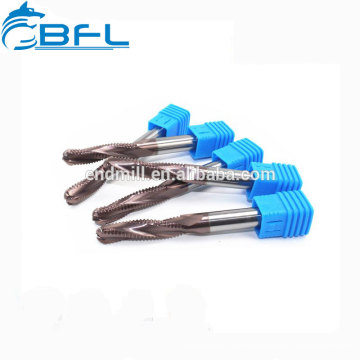 BFL CNC endmill Endurador de carburo 4 flautas Desbaste Endmill cubierto